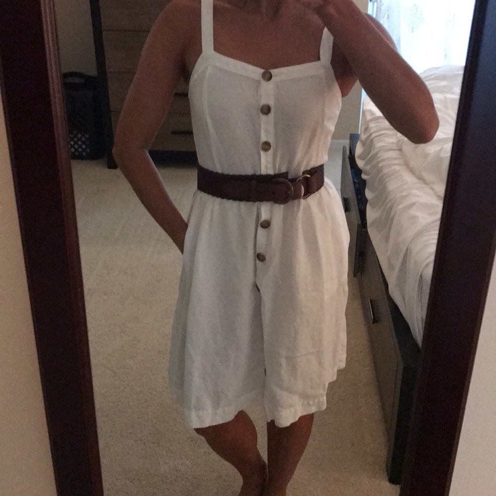 Loft White Dress